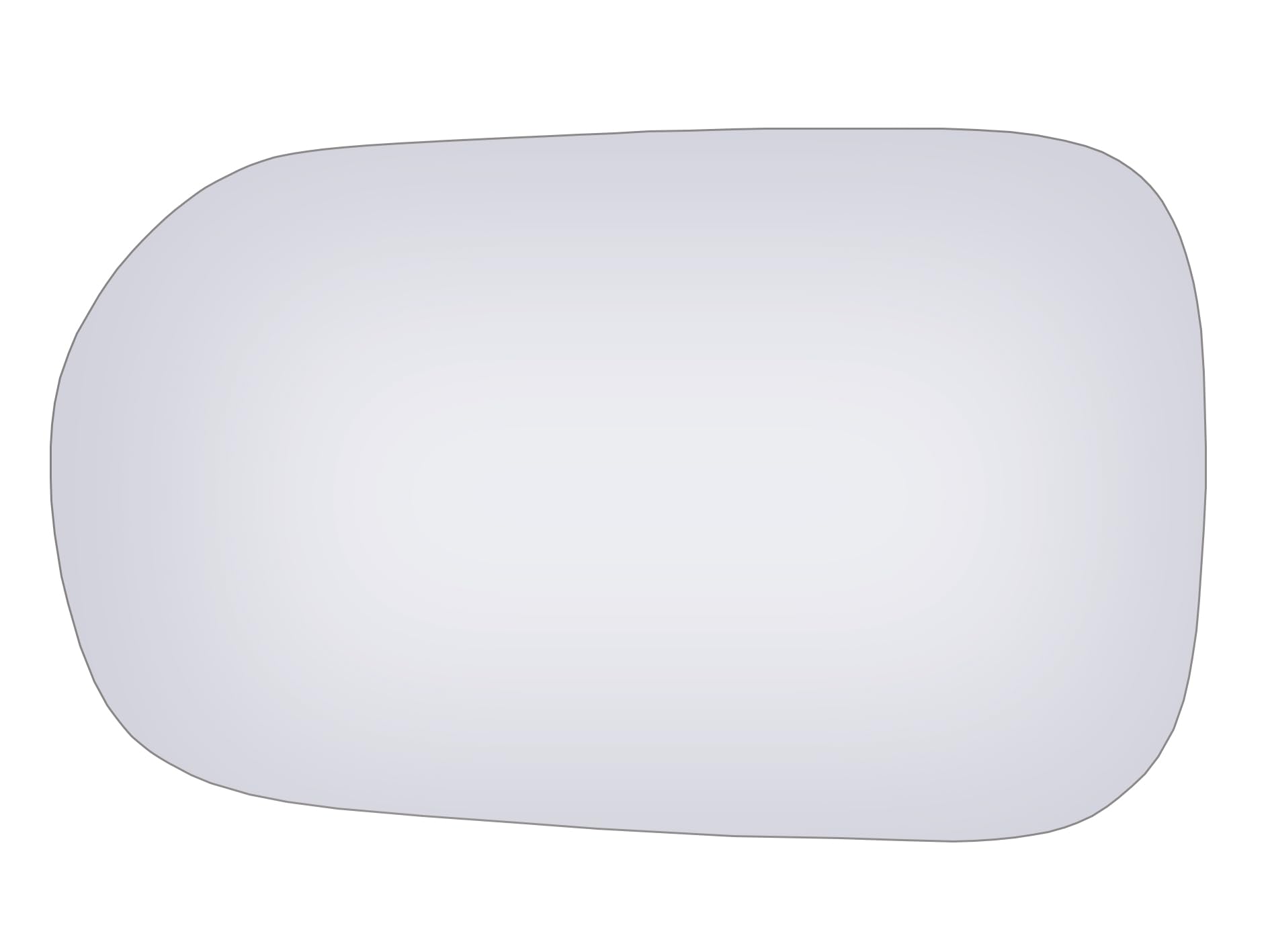 Driver Side Mirror Glass Compatible with Honda Accord 1998-2002 Sedan, non-heated, without back plate