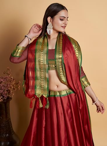 Image of Avantika Fashion Women's Woven Cotton Silk Art Silk Banarasi Saree With Blouse Piece