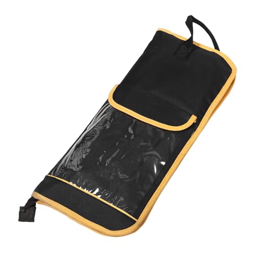 GOOHOCHY Portable Drumstick Organizer Bag with Shoulder Strap Capacity Percussion Carrying Case for Drum Practice Supplies Stylish Design for Musicians the Go