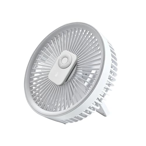 Ventilador LED recargable camping portátil multifuncional techo lámpara 8