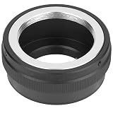 Changor Bague d'adaptation d'objectif, opération Manuelle Mise au Point à l'infini Bague d'adaptation d'installation Simple Noir pour Appareil Photo Olympus M4/3 pour M42