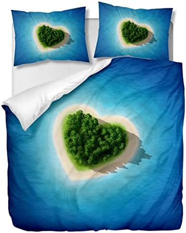 OliveSleep Theme of TV series Duvet Cover Set Double Size,Quilt Cover Set Decorative 3 Piece Bedding Set with 2 Pillowcases, (Multi 23, Double)