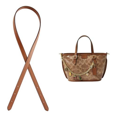Image of Jiesinlov 2 Pcs Bag Microfiber Leather Strap Replacement Shoulder Straps for Mollie 25 Tote Handbag(Brown)