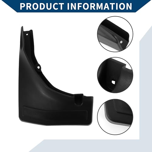 Image of Mud Flaps Splash Guards W /Mount Accessories for Mercedes-Benz GLC without Pedal 2014-2016 Front and Rear Mud Guards 1 Set