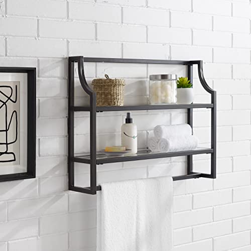 Crosley Furniture Aimee Wall Shelf, Oil Rubbed Bronze #TOP3