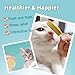 Achuhe Lollipop Cat Treats, Freeze-Dried Lickable Snacks for Indoor Cats, Natural Soft Puree Wet Snacks Pops, Premium Cat Treats Lollipop Ideal for All Breeds and Ages Cats (Mixed (25 pcs))
