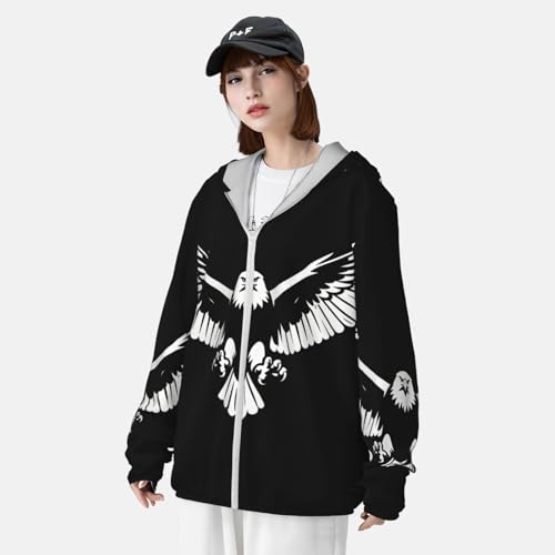Sweat à capuche de protection solaire léger et respirant Eagle M