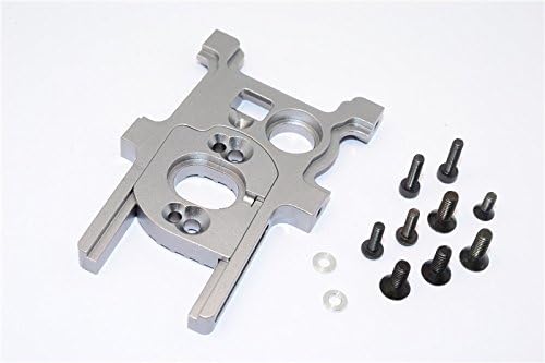 GPM For Traxxas XO-01 Supercar Upgrade Parts Aluminum Center Gear Box Mount - 1 Set Gray Silver