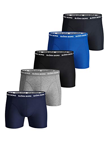 Preisvergleich Produktbild Bjorn Borg Herren Shorts Sammy Solid Boxershorts, Blaue Tiefen, L