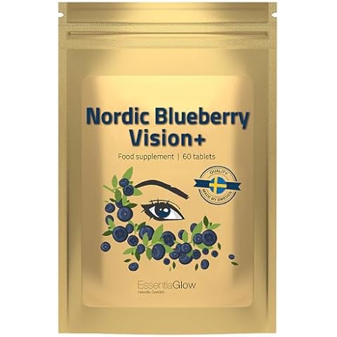 EssentiaGlow Blueberry Eye Vitamin Tablets Cover