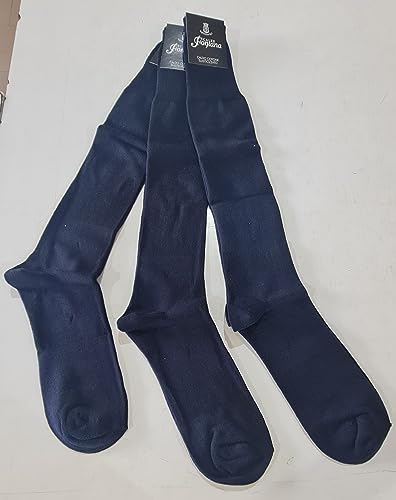 Fontana Calze - 3 paar lange sokken van warm katoen, elastisch, comfortabel en versterkt - Afbeelding 3