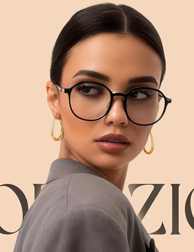 ORAZIO Titanium Earrings for Women Hoops Gold Silver Hypoallergenic 18K Gold Plated Hoop Earrings for Women Trendy Lightweight Statement Large Oval Jewelry2
