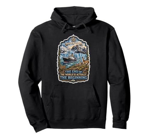 Cruise Historic Exploration Strait Of Magellan Vintage Pullover Hoodie