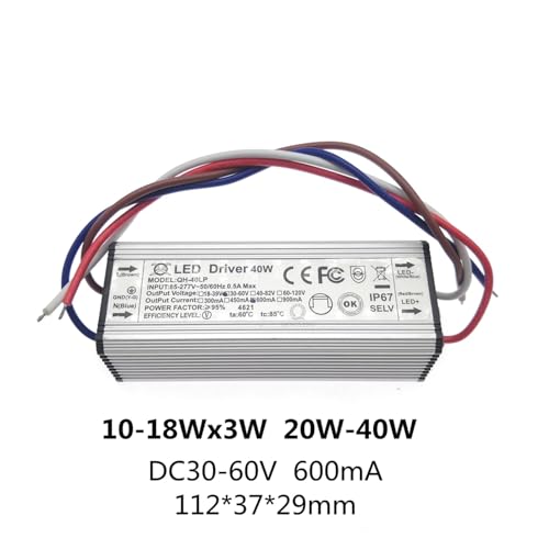Pilote LED 10-18x3W étanche IP67 pour éclairage extérieur stable - 2