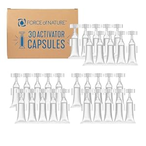 Force of Nature Activator Capsules – Concentrate Refill for Eco-Friendly, All-Purpose Cleaning and Deodorizing Spray – Kitchen, Bathroom, Toilet, Glass – Cleaning Supplies, 30 Count (3ml)
