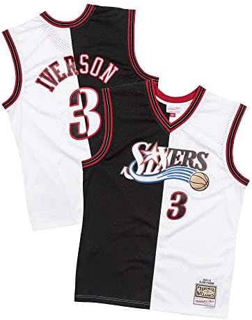 Mitchell & Ness Men's Allen Iverson #3 Philadelphia 76ers Swingman