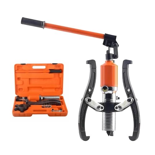 HEQIM Maximum Force Hydraulic pullers, 3-jaw Puller Sets, 2 or 3-jaw Bearing pullers for Pulling hubs, Flanges, Gears and Bearings(20T/44000LB)