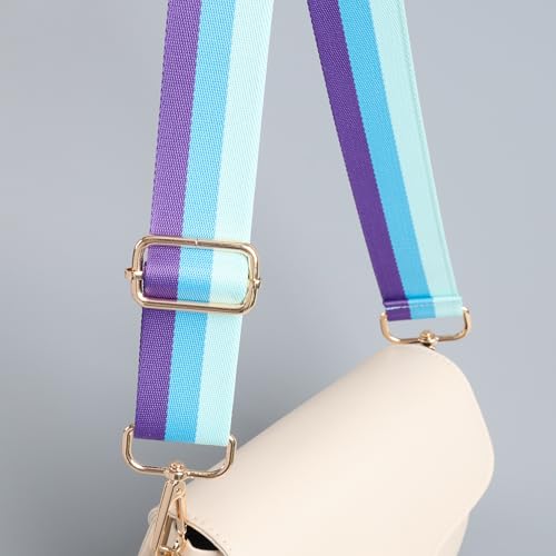 Image of chushui Woven Stripe Purse Straps,Replacement Crossbody Wide Shoulder Adjustable Strap for Bag Handbags