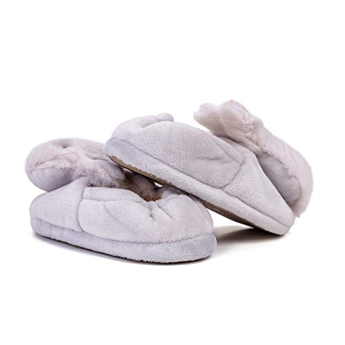 Baby Girls Cute Cartoon Warm House Slippers with Non-Slip Rubber Sole3