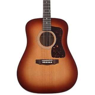 Guild D-40 Guitare folk PSB W/C standard dans Pacific Sunset Burst - Les Beatles, Paul McCartney, John Lennon, RIngo Starr, George Harrison