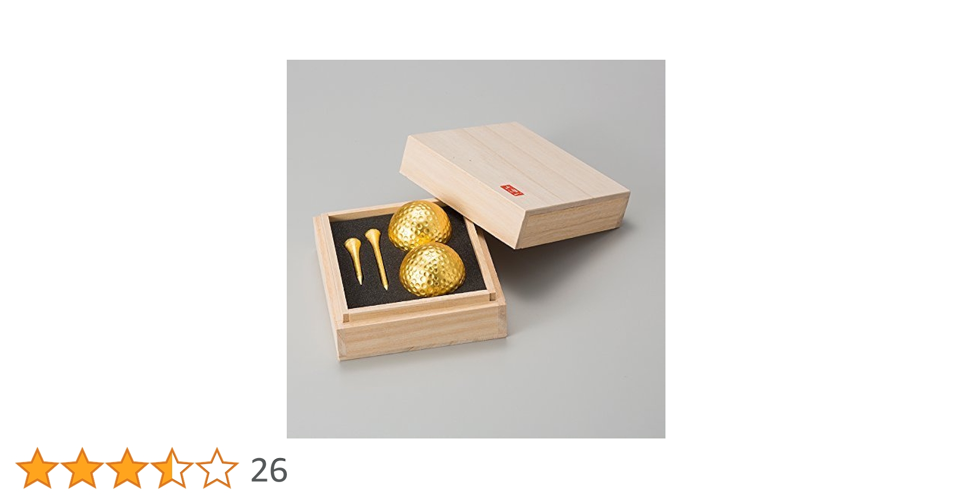 Amazon.co.jp: [エンタメゴルフ コンペ 景品 ギフト] 桐箱入り 金箔