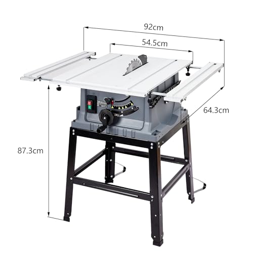 Tropow ANLC-9Z Table Saw 10 Inch, 5000Rpm Powerful Tablesaw thumb #4