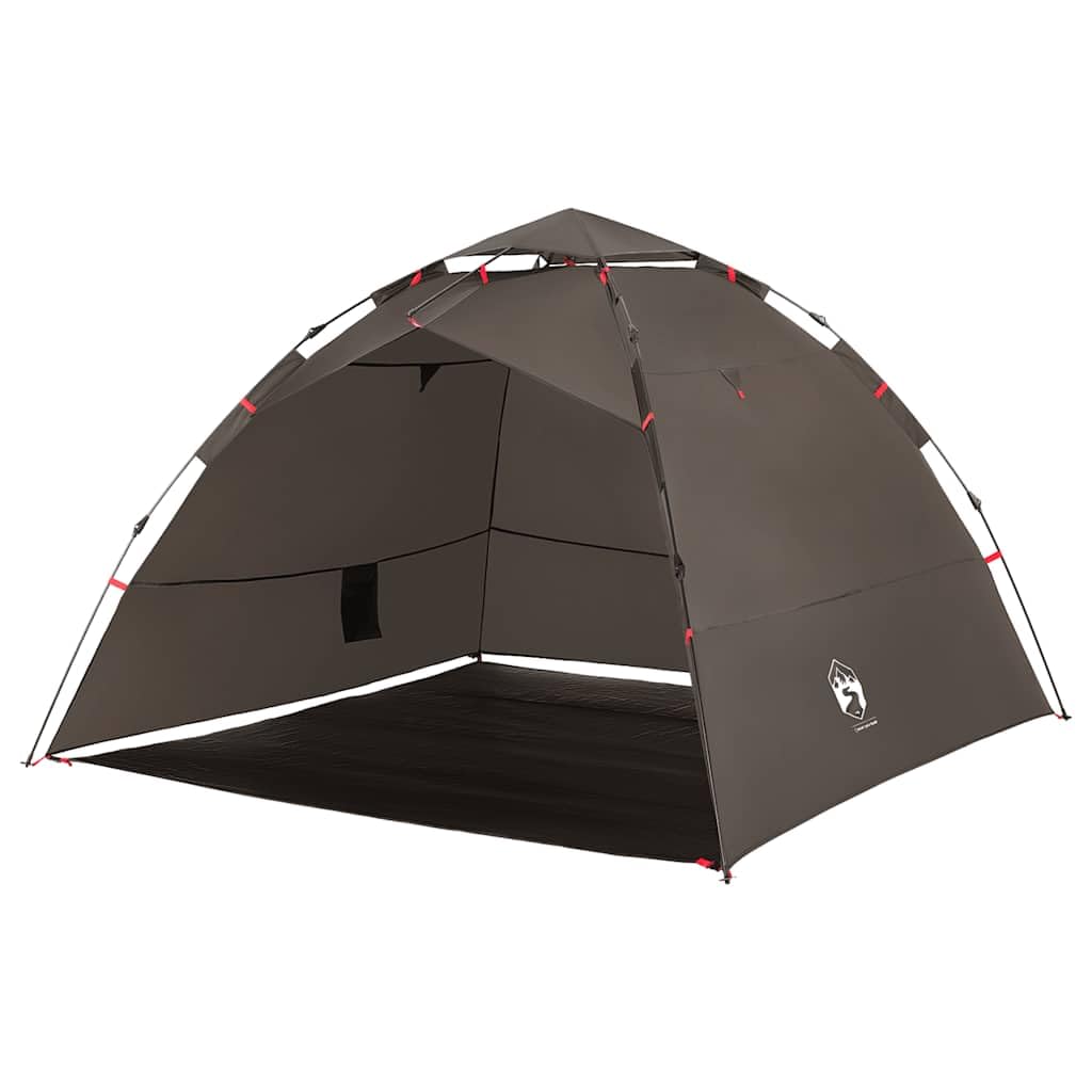 vidaXL Angelzelt Karpfenzelt Campingzelt Anglerzelt 4 Personen Quick Release