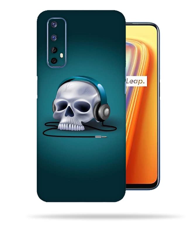 Image of Skull&Music Skin Back Protector Film Ultra Thin Scratch Resistant Vinyl (Not Case and Cover) for Realme 7