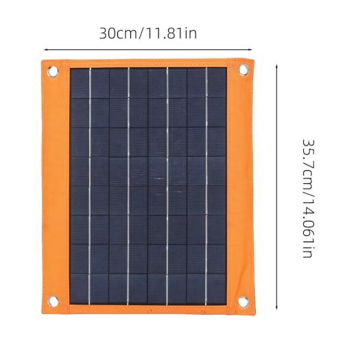 Panel Solar Portátil de 16 W Ideado para Viajar y Acampar al Aire Libre 8
