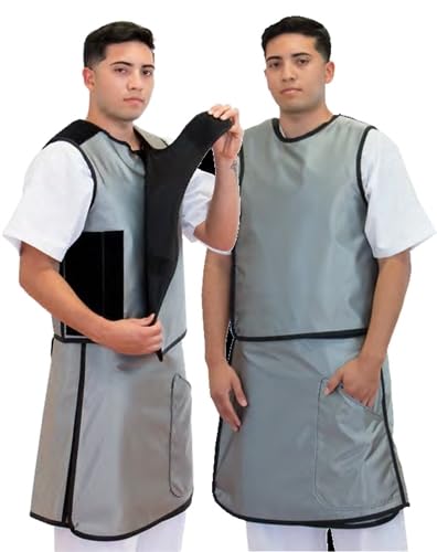 Men's Full-Overlap X-Ray Vest & Skirt - Lightweight Lead, Small, Front and Back Protection, Hook & Loop Closure, Many Color Options, USA Made