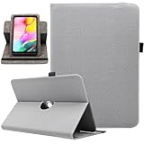 Universal 7 8 Inch Android Tablet Case, Nannxiebky 360 Degree Rotating Multi-Angle Viewing Stand Wallet Tablet Case Cover for 7 8 inch and All 7' - 8.5' Tablet, Dark Gray
