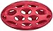 JW Pet Hol-ee Football Dog Toy Puzzle Ball, Natural Rubber, Mini (5.25 Inch Length), Colors May Vary