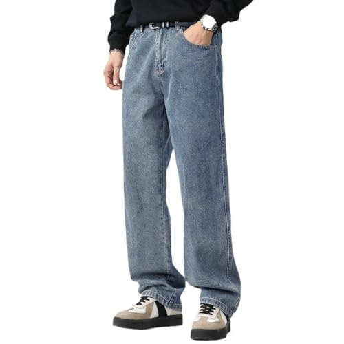 Jeans Pants Trouser Denim for Men Loose Fit Classic Washed Retro2