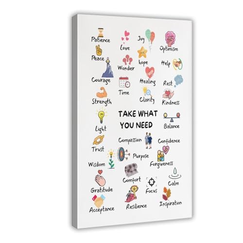 Printable Take What You Need, Therapy School Counselor CBT DBT