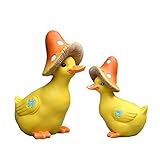 Wenn Sie gerne Ihren Garten mit einem einzigartigeren Stil zur Verfügung stellen, sind diese niedlichen Cartoon-Enten Ihre beste Wahl