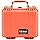 Pelican Protector 1300 Case by ColorCase - Orange - Small Size Waterproof Case with Pick & Pluck Foam & Convoluted Lid Foam - Black Latches