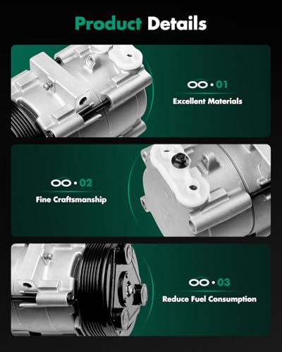 Image of SCITOO AC Compressor Fit for Ford for F-150 4.2L 1997-2003 2005-2006, Air Conditioning Compressor for Ford for F-150 Heritage 4.2L 2004