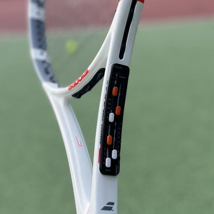 Contador de puntos de tenis negro y panel de puntuación ligero para raquetas