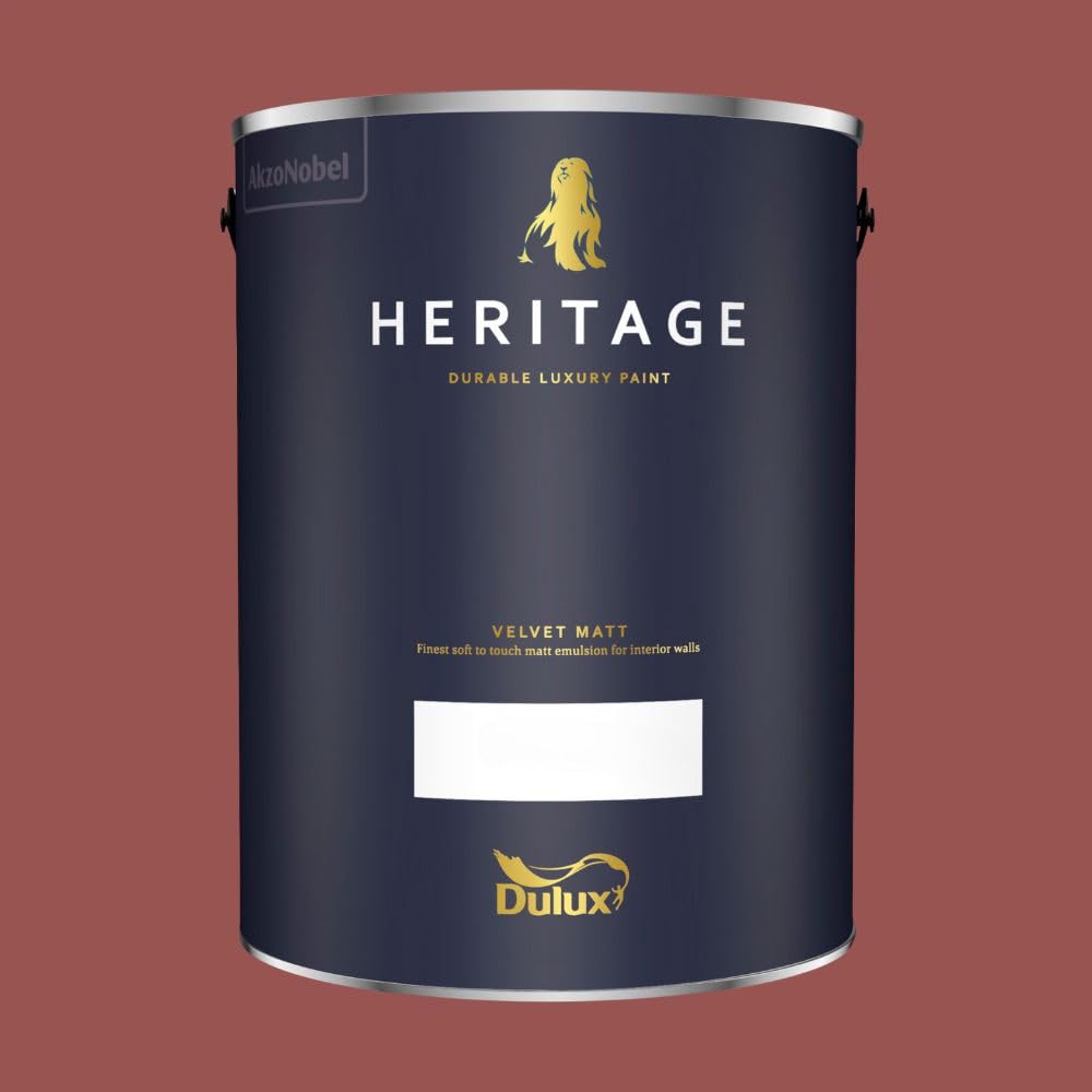 Paint Stop Mixed Colour Dulux Trade Heritage Matt Red Ochre 5L