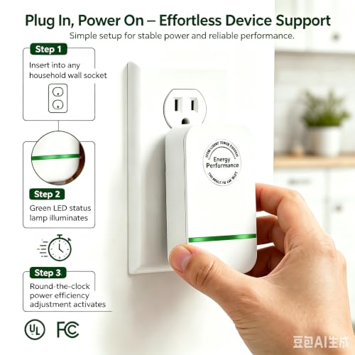 2 Pack Power Box Device Electrical Plug and Play Compact ABS Design Flame Retardant Shell - image 7