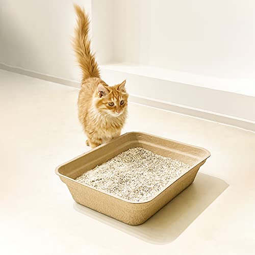 Arenero desechable para gato pack 8 piezas 17 x 13 x 4 pulg miniatura 3