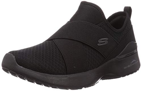 Skechers Women's Athleisure Sneaker, Black/Black, 9.5 US medium