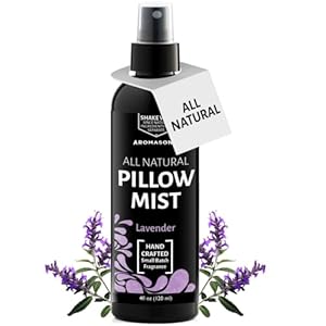 Aromasong Lavender Pillow Spray – All Natural Calming Linen & Bedtime Mist for Deep Sleep – Aromatherapy Botanical Essential Oils for Sleeping – for Relaxing Stress Fragrance Scent