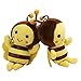 changshuo Stofftier Kawaii Bee Plüsch Gefülltes Spielzeug Cartoon Tier Honigbiene Niedliche Mini Puppen Weiche Dekor Figur