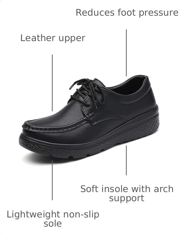 Image of Nurse Shoes for Women Nursing Shoes Zpatos para Trabajar en Restaurante de Mujer Flats for Women