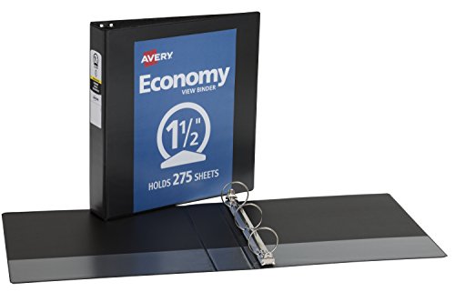 Avery Big Tab Insertable Dividers, Buff Paper, 8-Tab Set, Multicolor, Multi Pack Of 6 Sets With 1-1/2" Round Rings, 275-Sheet Capacity, Black, Multi Pack Of 4 #TOP1
