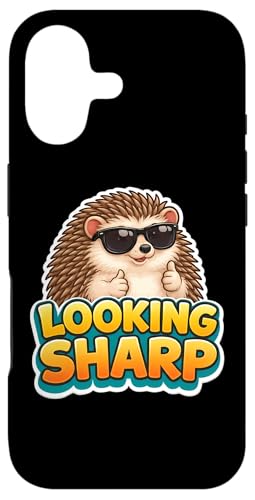 Looking Sharp Quills Hedgehog Owner Erinaceinae �T���O���X �X�}�z�P�[�X iPhone 17 �p