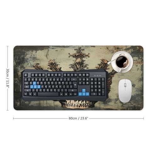 Mouse Pad Grande VstaDank Elegante Calavera Corona miniatura 2