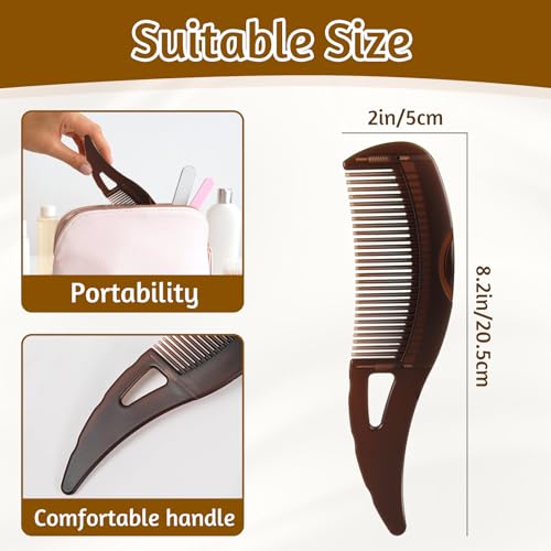 Schuppenkamm, Haarkamm für Schuppen Hohler Zahnkopf Reinigung Kopfhautpflege Schuppenkamm Feiner Zahnschwanzkamm Energie-Massage-Haarkamm Waschbarer Schuppen Kamm für Damen und Herren