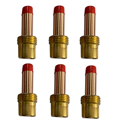 MCNVNEFSAW Welding Accessories Welding Torch Consumables 1.0/1.6/2.0/2.4/3.2/4.0MM Medium Gas Lens Fit WP 17 18 Welding Torch Welding Nozzle